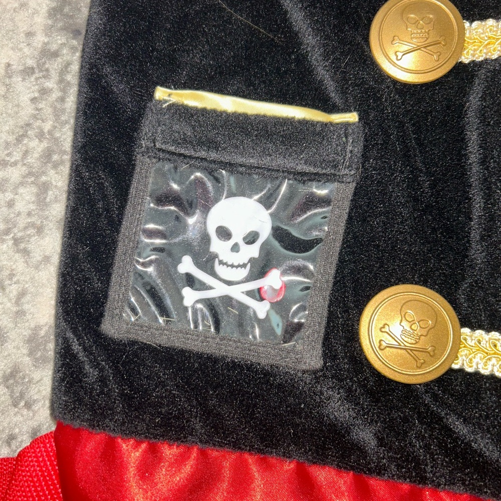 Melissa & Doug Pirate Role Play Halloween Costume size 3 to 6 unisex - Picture 6 of 7